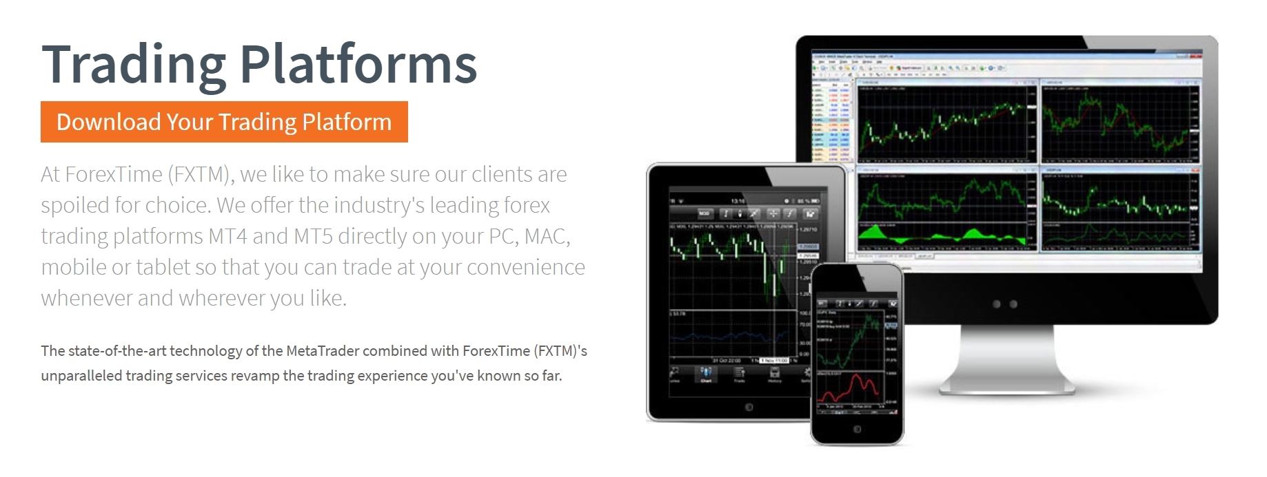 FXTM Trading Plattformen